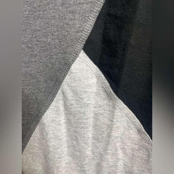 Gray, black, and white high waisted leggings - Picture 3 of 3